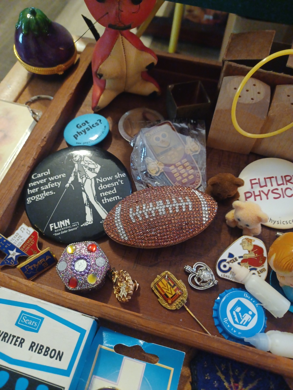 Junk Drawer Lapel Pins Patches Tokens Vintage Smalls & Miscellaneous Items