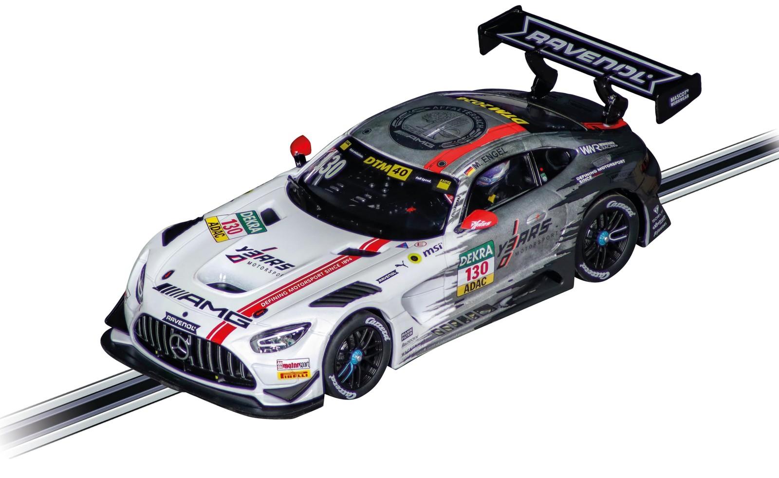 Carrera Mercedes-AMG GT3 Evo Slot Car, 1:32 Digital 132, DTM 2024 No.130