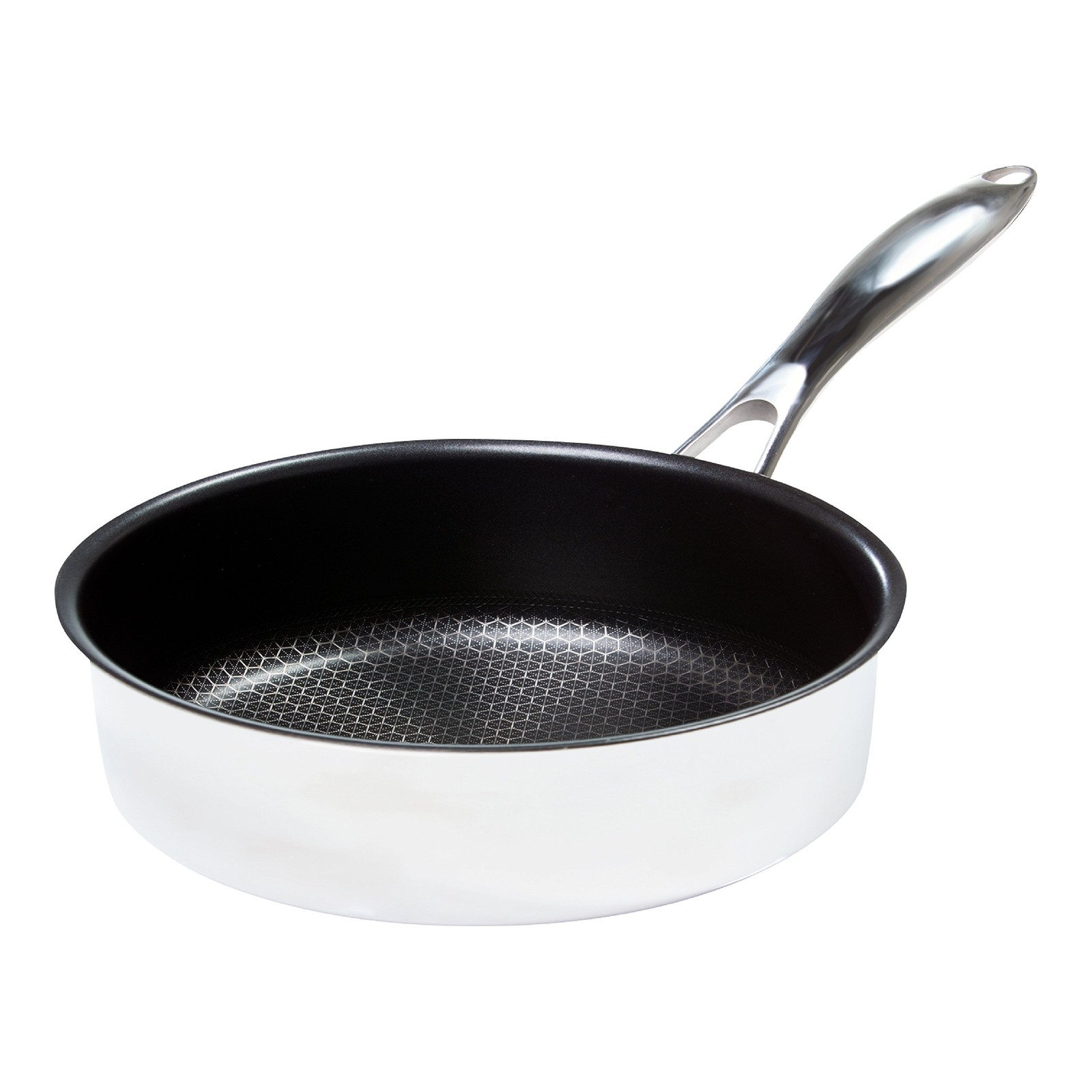 Frieling Black Cube Hybrid Stainless Nonstick Saute Pan w/ Lid 12.5″