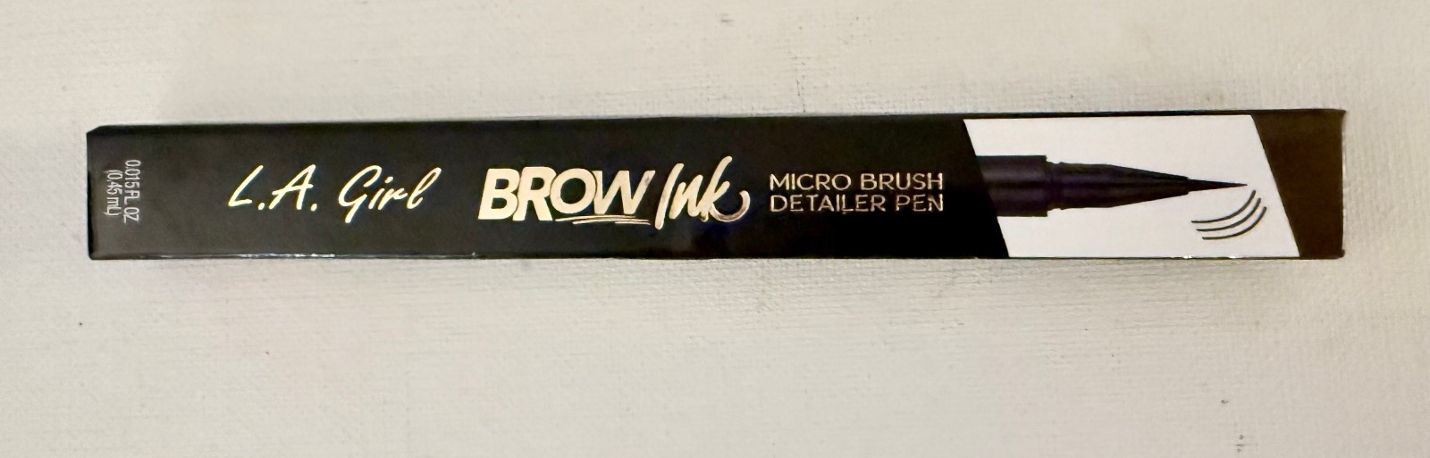 L.A. Girl Brow Ink Micro Brush Detailer Pen Soft Brown GBP345