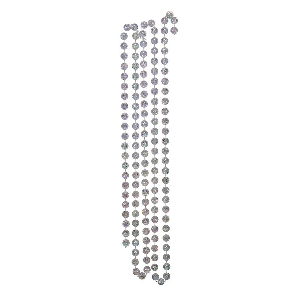 Kurt Adler Clear Iridescent Bead Garland #H9230IRR