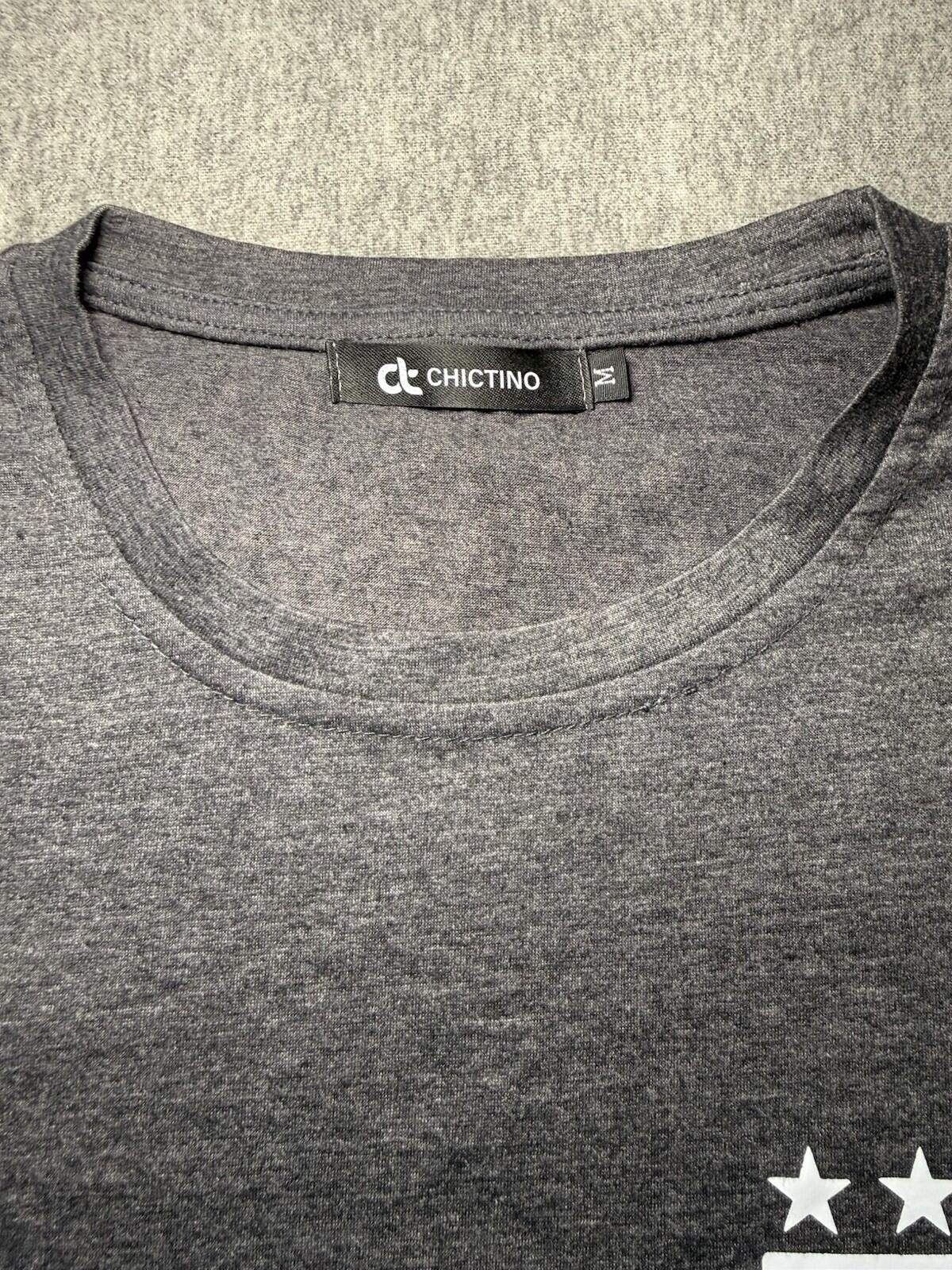Chicano Women’s T-Shirt (Alex Morgan #13)-Medium/Grey+multicolor/Soccer