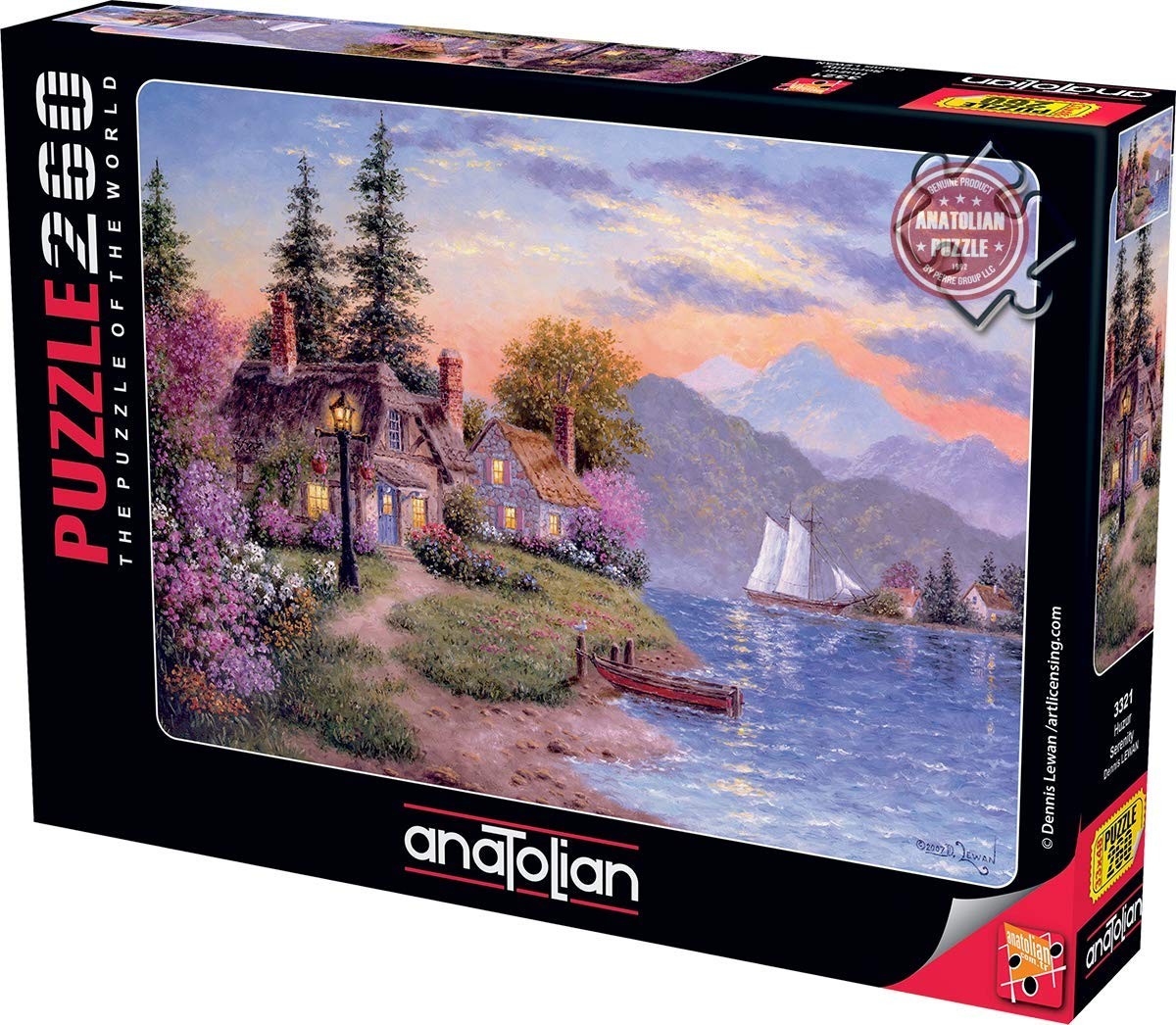 Anatolian Puzzle: 260 Serenity, Brown/a