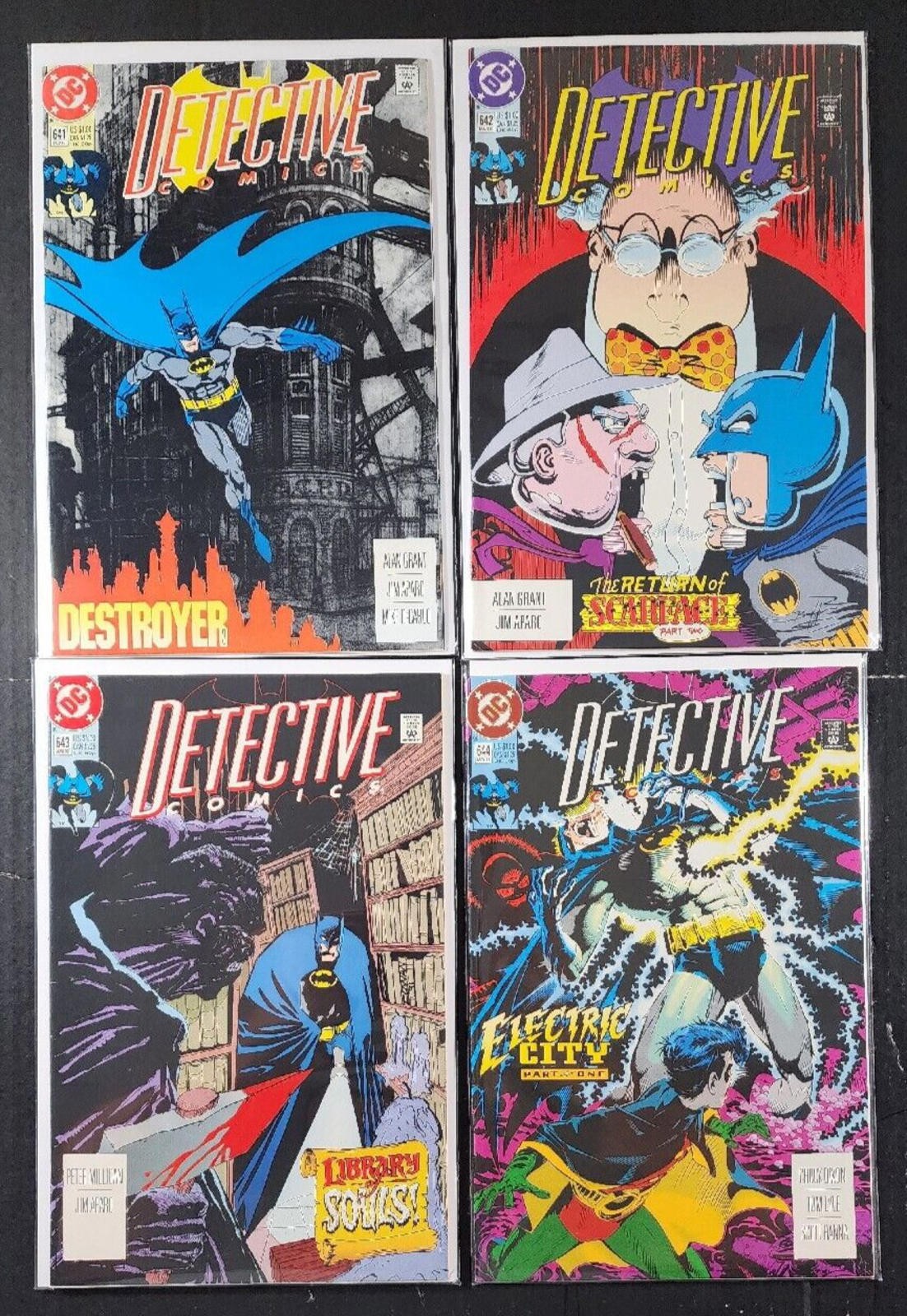Detective Comics #641 642 643 644 VF/NM DC Comics 1992 lot of 4