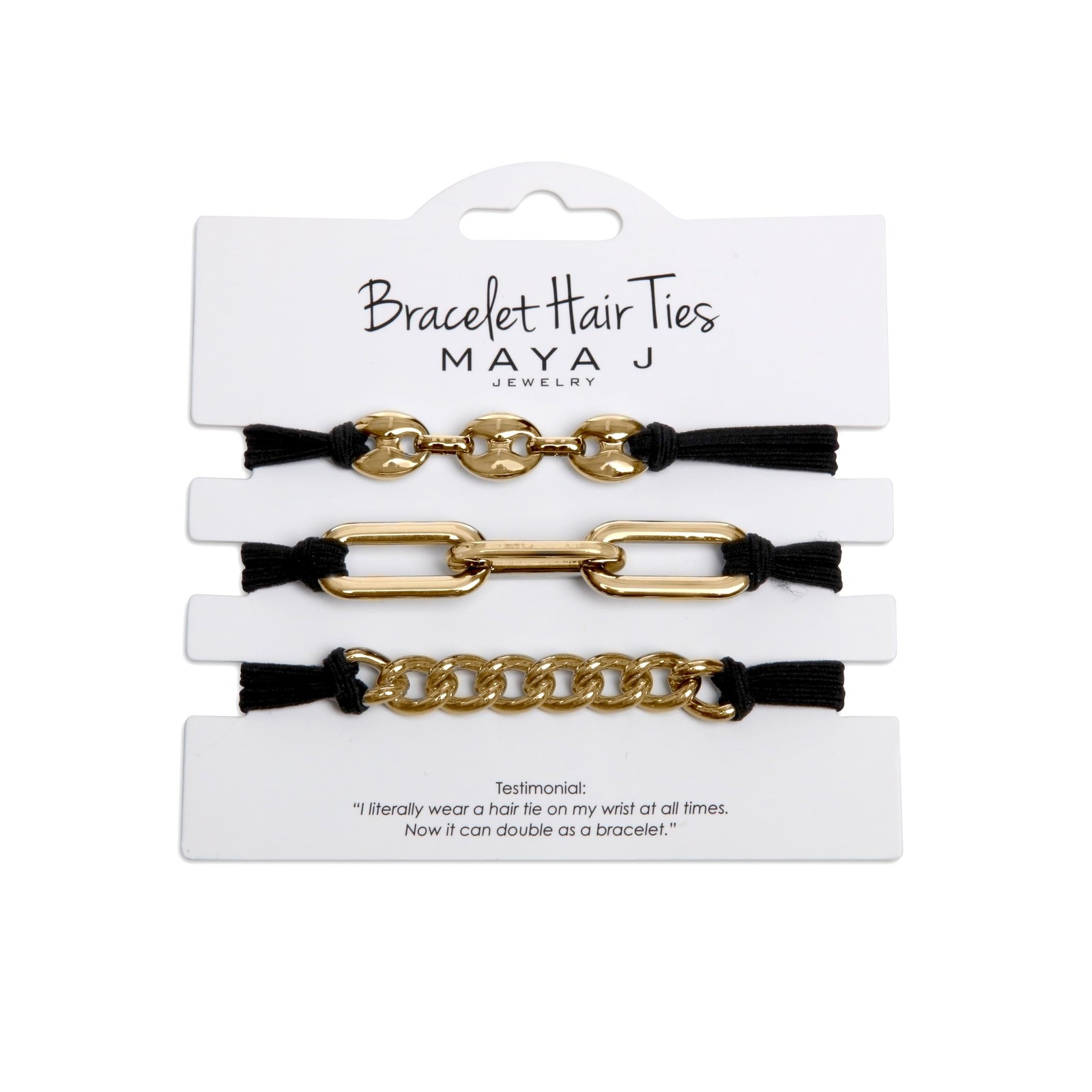 Maya J Bracelet Hair Ties, Pices