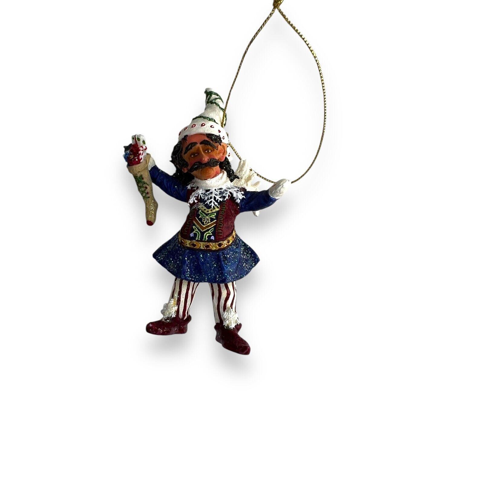 Lot of Demdaco Drolleries Ornament Christmas Figurine Luigi Cookie Decorator