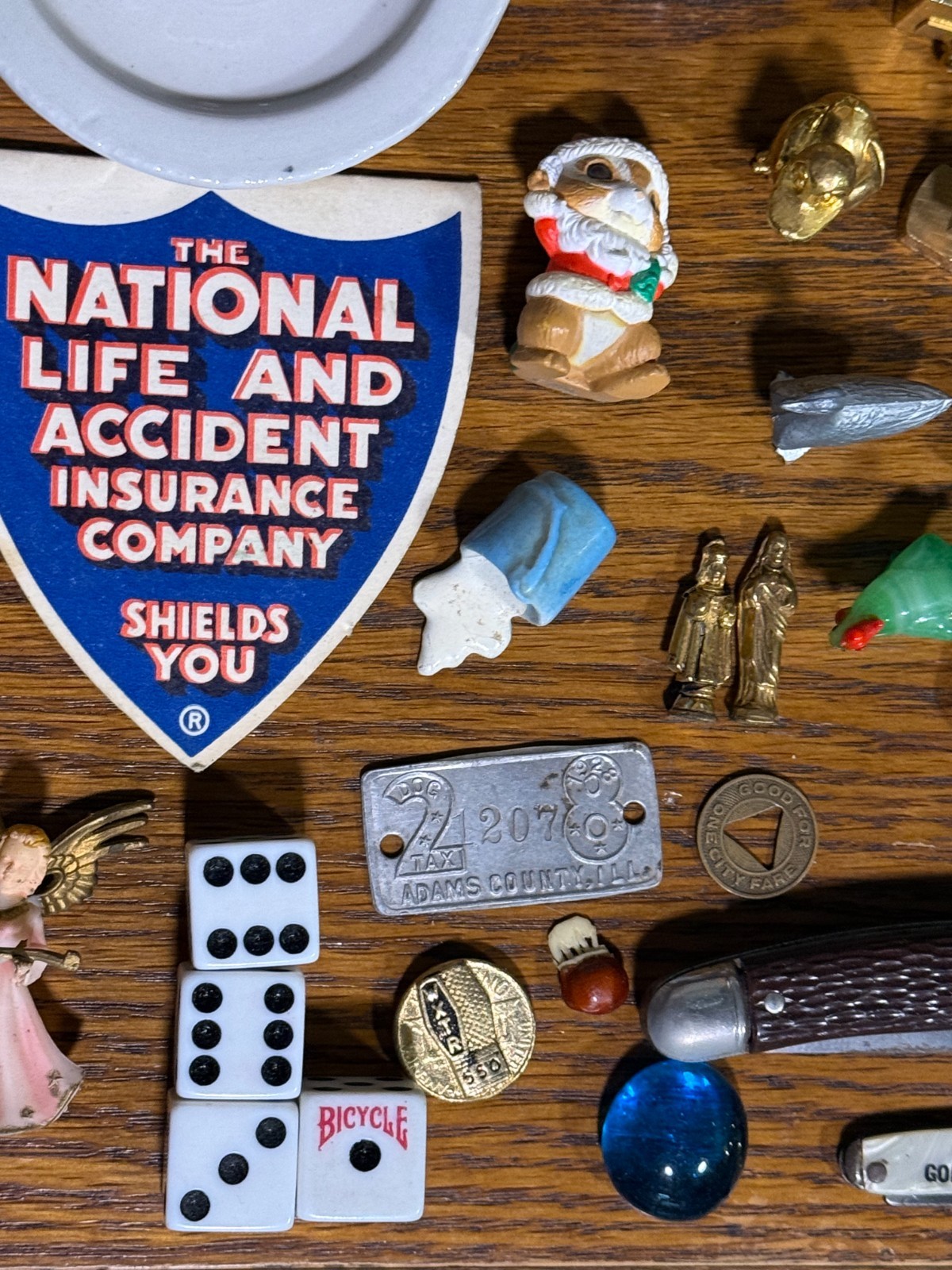 LOT of vintage items – some Kankakee and Adams Co Illinois = SEE PHOTOS