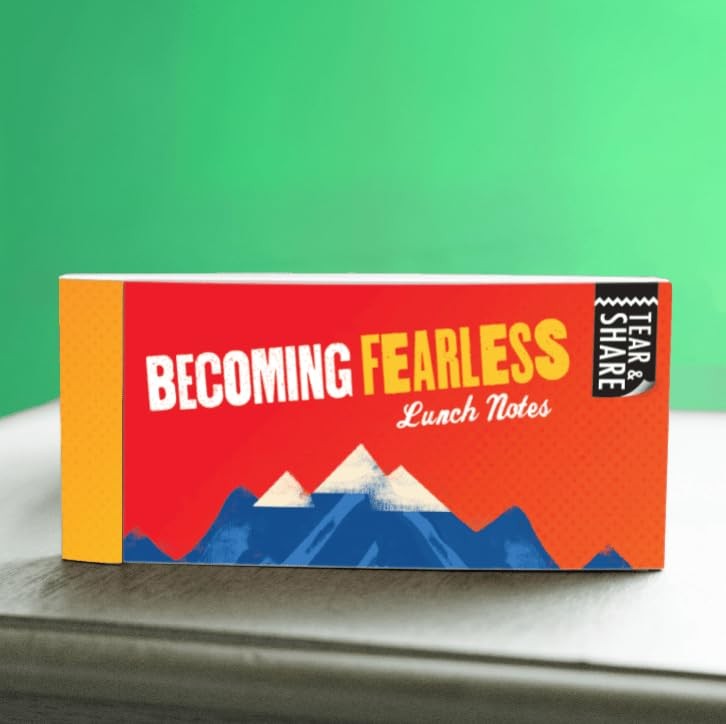 Papersalt Becoming Fearless Affirmation Cards, 4.5-inches Height, Boxed Set