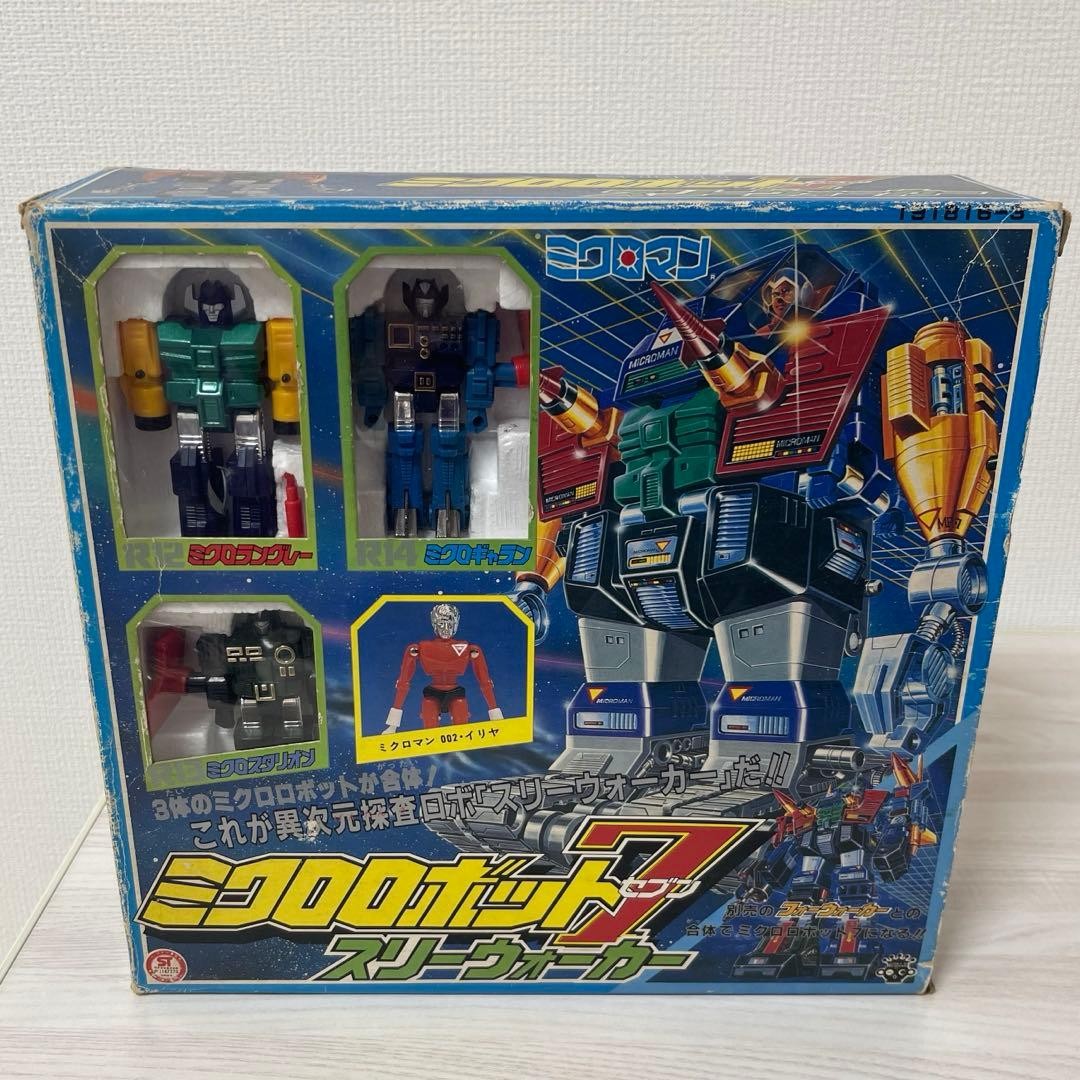 Micro Robot 7 Three Walker Takara Figure