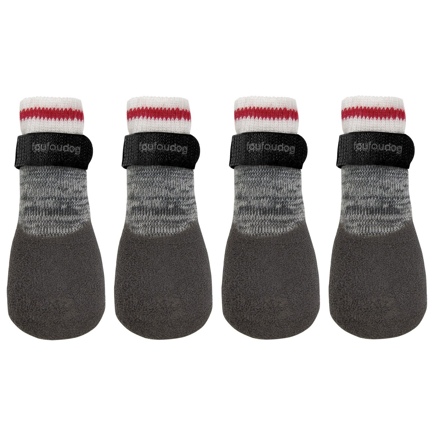 FouFou Dog 61510 2017 Heritage Rubber Dipped Socks Multicolor small Functional