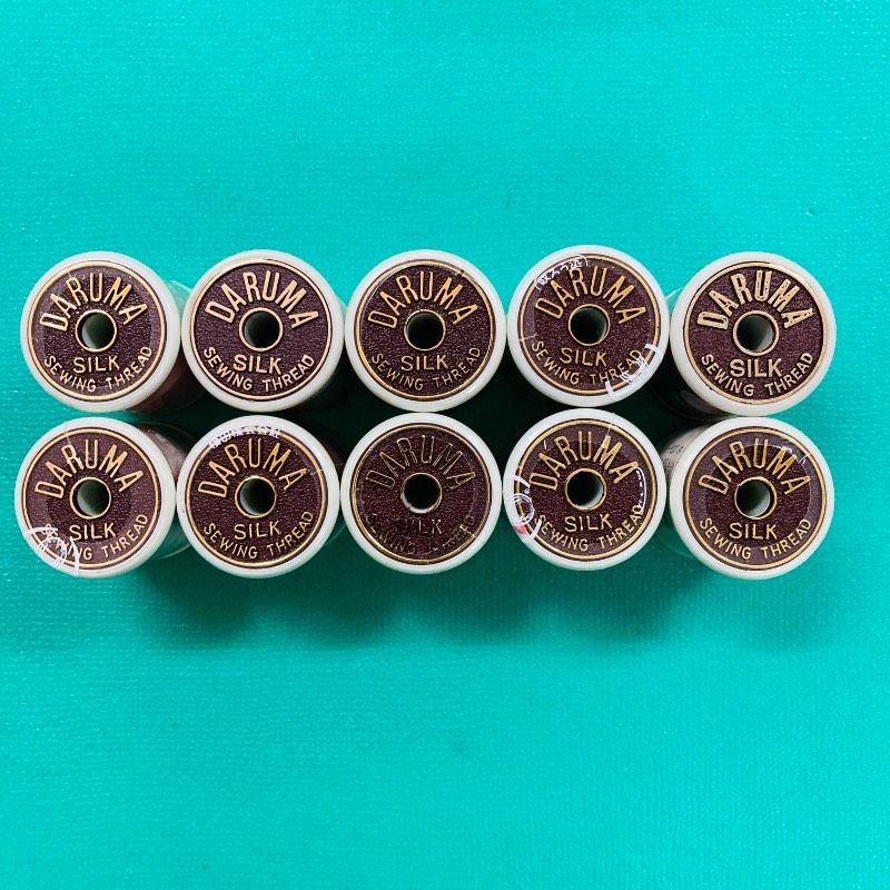 [New unopened product] [Set of 10] Daruma silk sewing thread #50 100m MT12