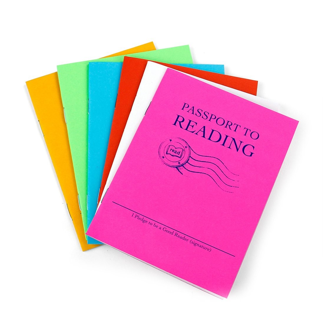 Hygloss Passport to Reading Log Book Journal Notebook for Kids 24 Pages 1 Pc