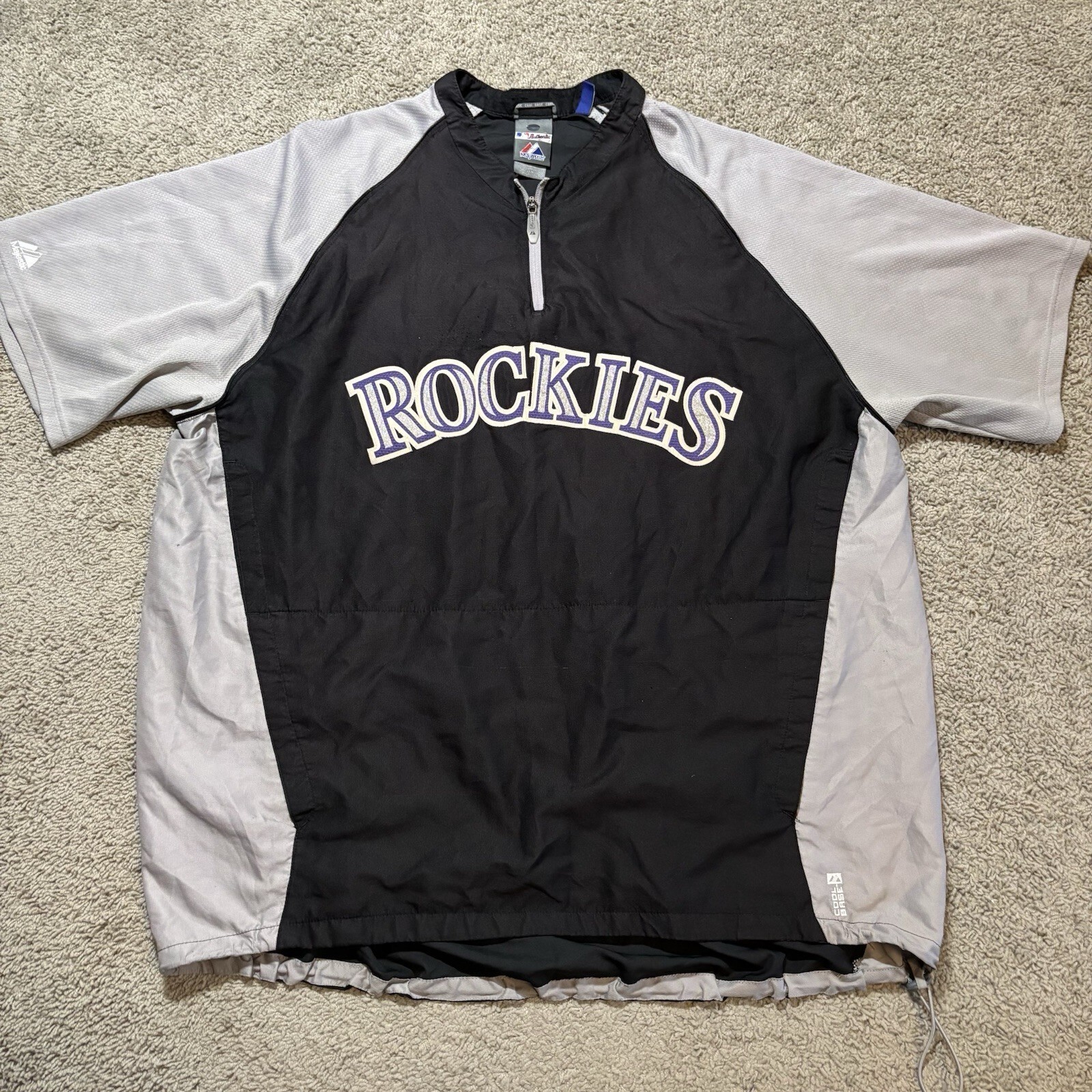 Majestic Colorado Rockies Batting Practice Jersey XL Authentic Cool Base MLB