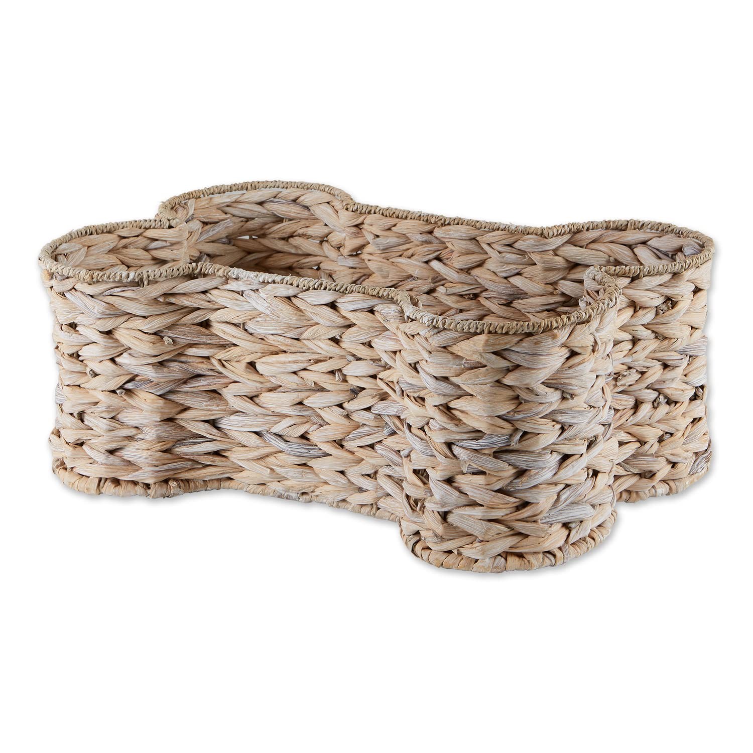 Bone Dry Small White Wash Storage Bin For Pet Supplies 17.75X11x7.5 Inches