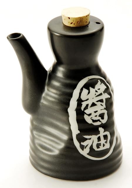 Urban Tokyo Sauce Dispenser Refill Bottle Made Japan Black 5 inches Functional