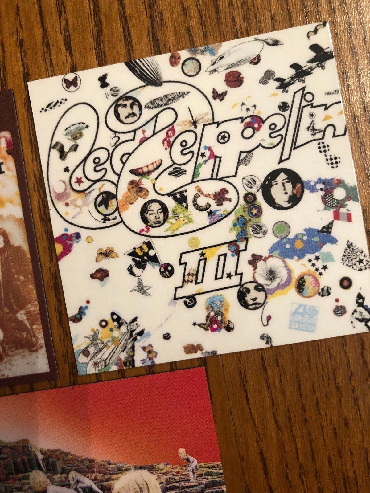 Led Zeppelin fridge magnets
