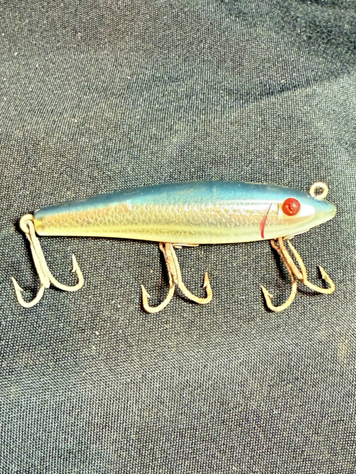 Fishing Lure Vintage MirrOLure 7M-18 Classic Series Blue Gold Silver