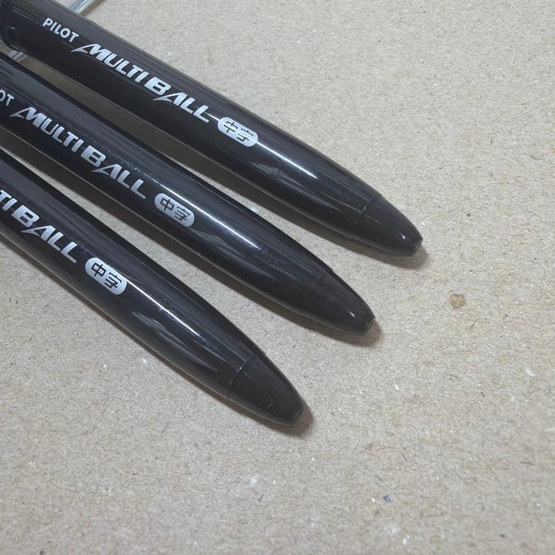 New out of print PILOT multi-ball ballpoint pen 3 pieces black medium font