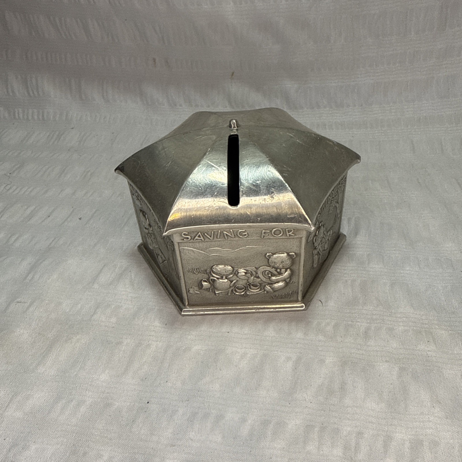 Royal Selangor Pewter Coin Box 3.75″ Wide X 3″ Tall