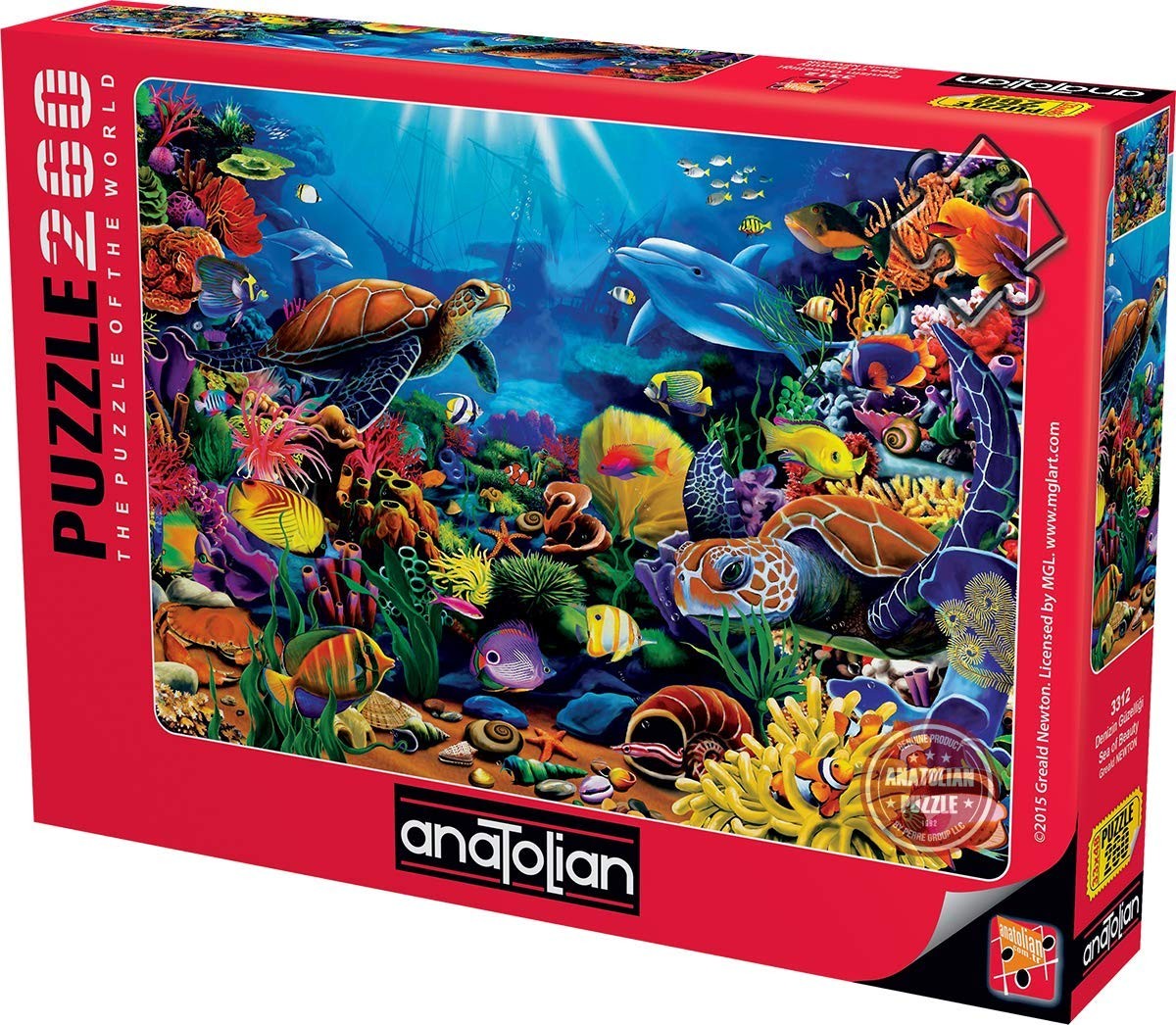 Anatolian Sea of Beauty Jigsaw Puzzle (260 Piece), Multicolor (3312)