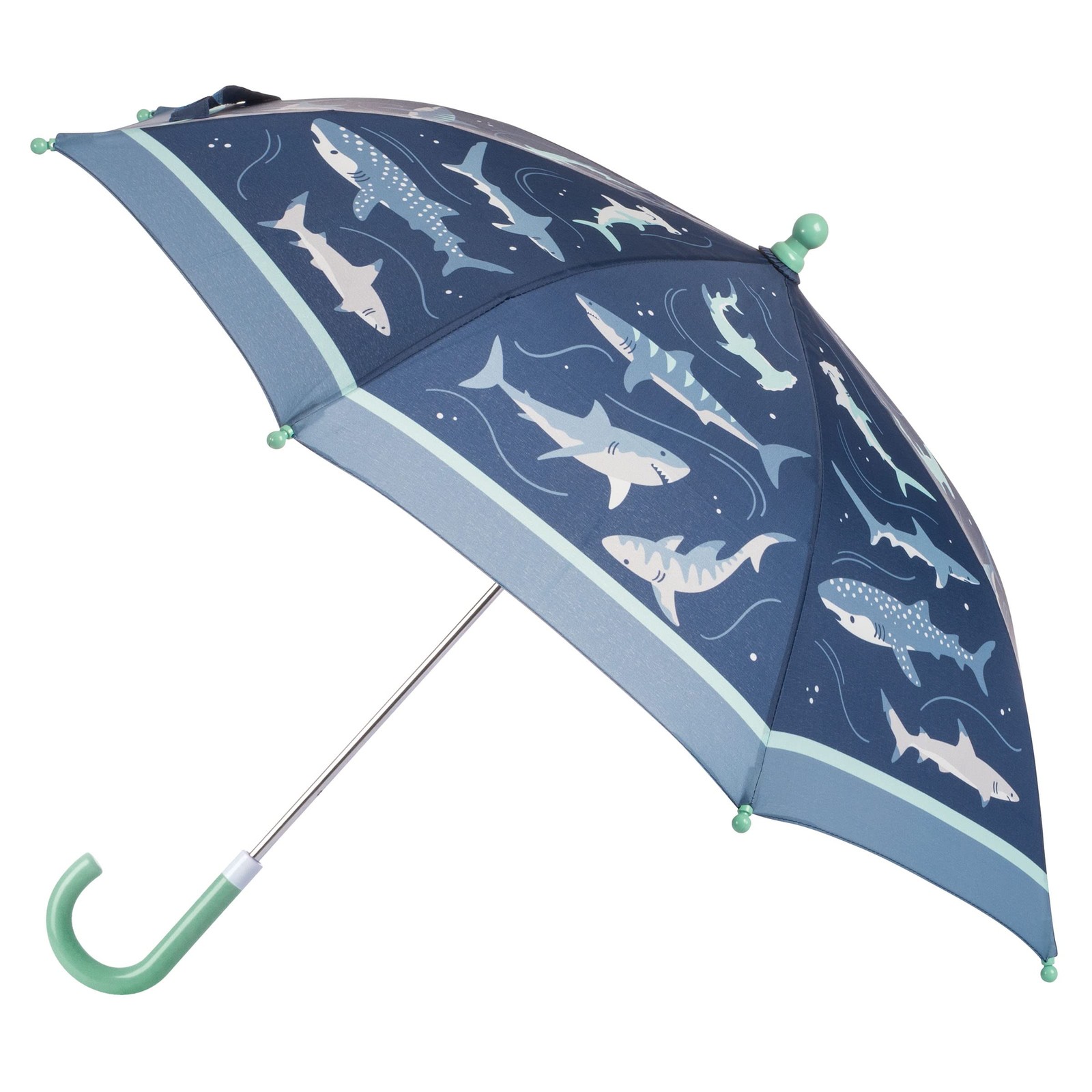 Stephen Joseph Unisex Kid’s Umbrella, Navy Shark