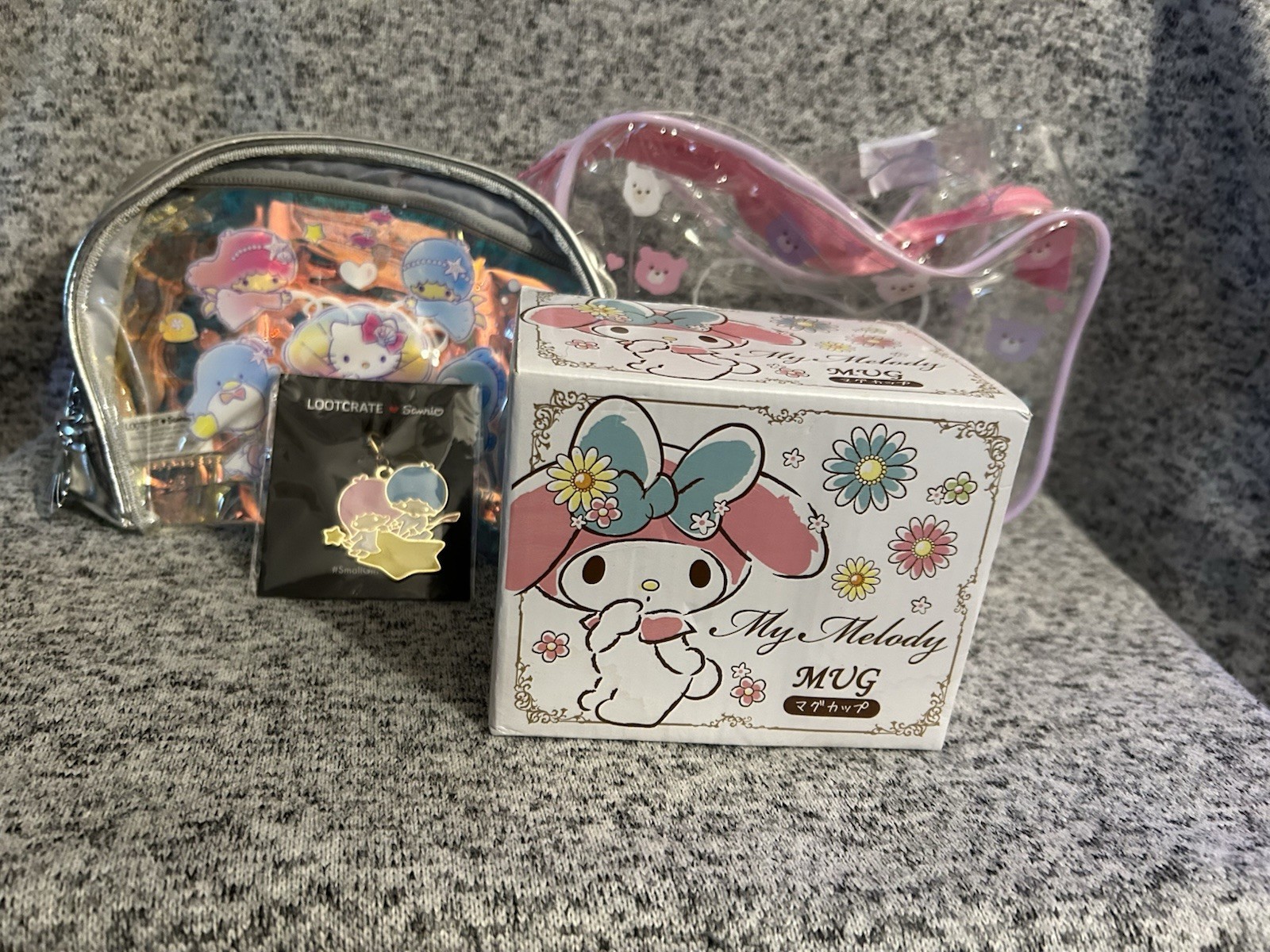 Sanrio Daiso Junk Drawer Lot New Unused Items Hello Kitty My Melody Lootcrate