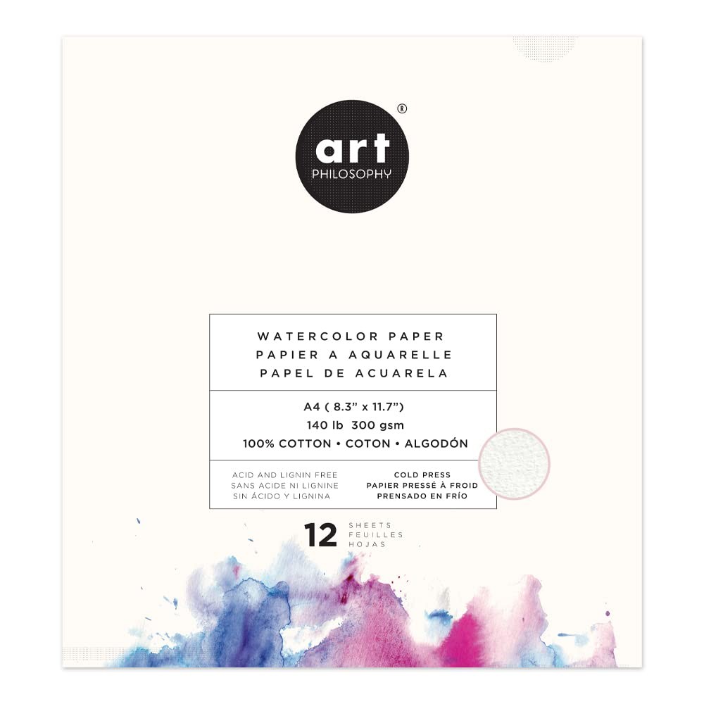 Prima Marketing 655350651374 Watercolor Paper/Book, Multicolored