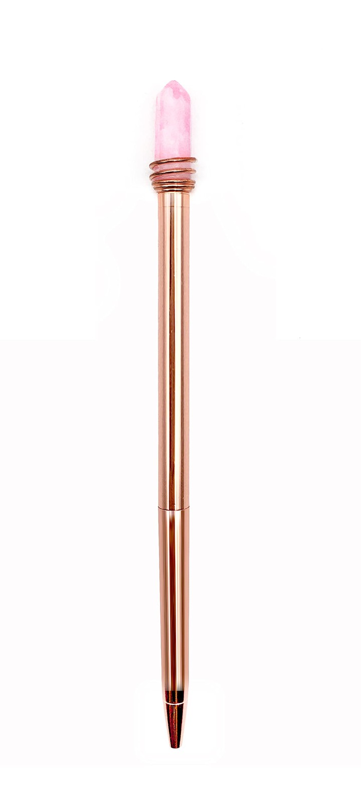 SNIFTY Crystal Rose Pink Quartz Fancy Pen Standard Functional Spc002 Gift