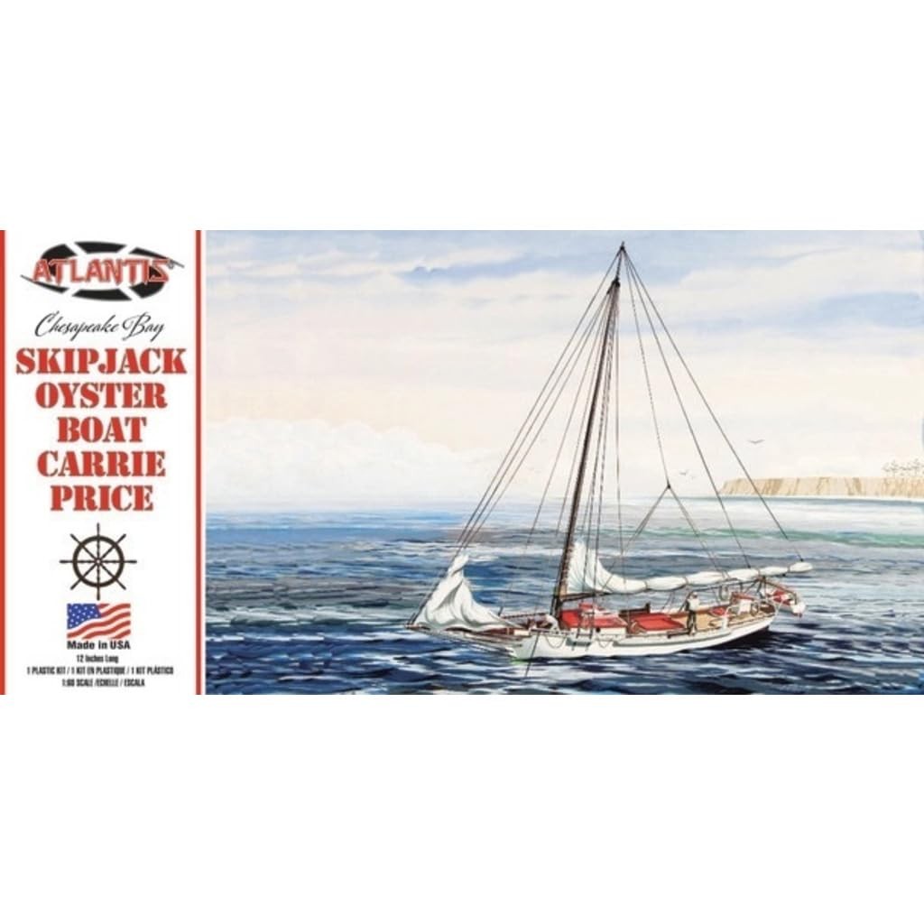 Atlantis Skipjack Oyster Boat Carrie Price 1/60 Scale Model kit