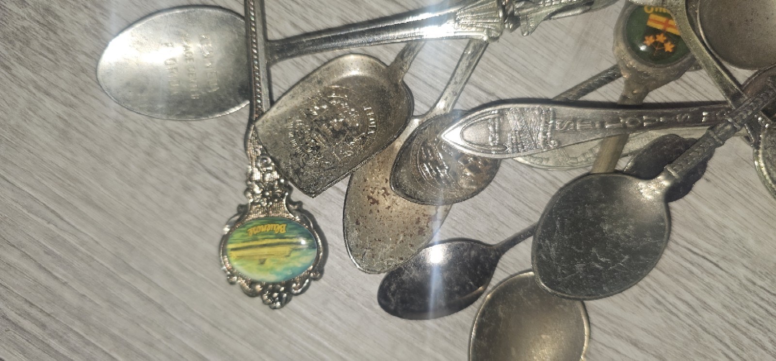 35 + LOT Vintage collectible Metal Spoon Craft Rings Jewelry Collecting Reseller