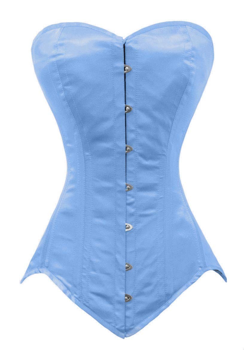 Luvsecretlingerie 26 Double Steel Boned Satin Overbust Waist Training Corset #81