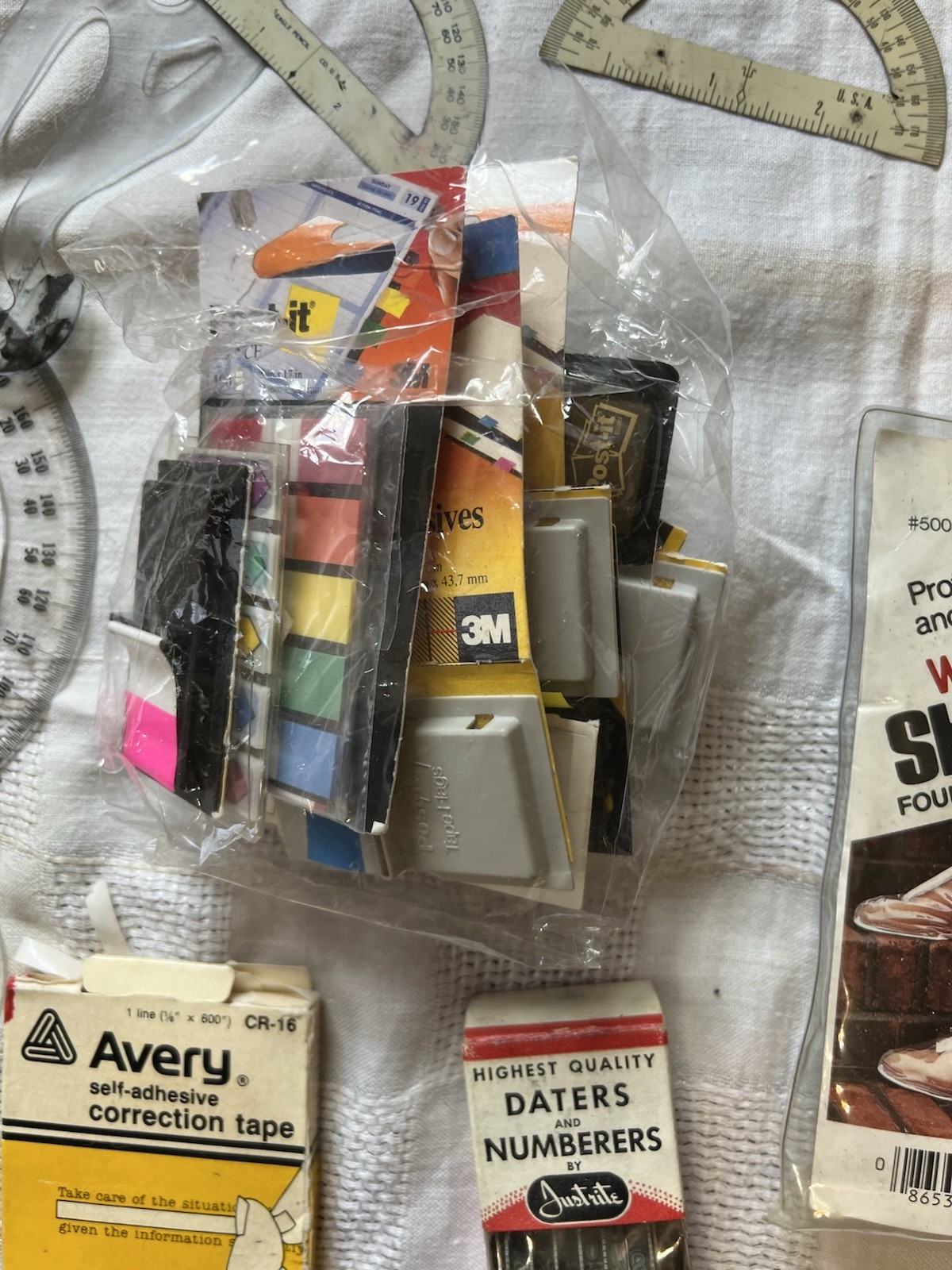 VINTAGE JUNK DRAWER LOT OF Home Office Type Items – 1970’s Tale Look ZOOM IN!!!