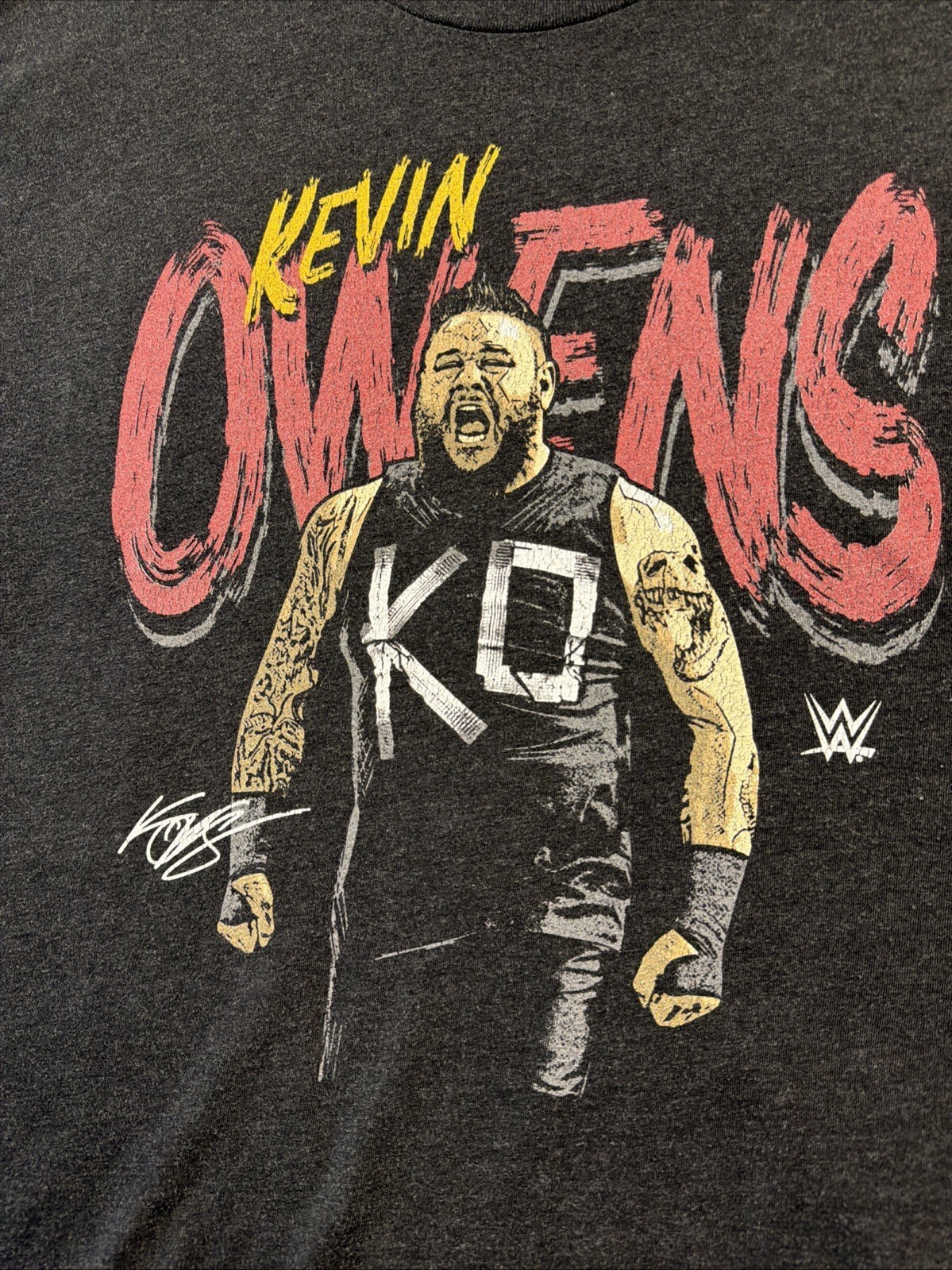 Kevin Owen’s WWE Fight Black T-shirt 2XL