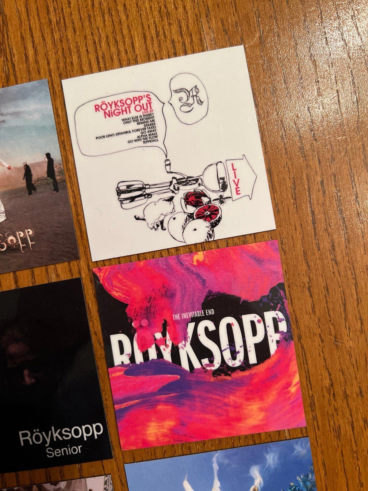 Royksopp fridge magnets