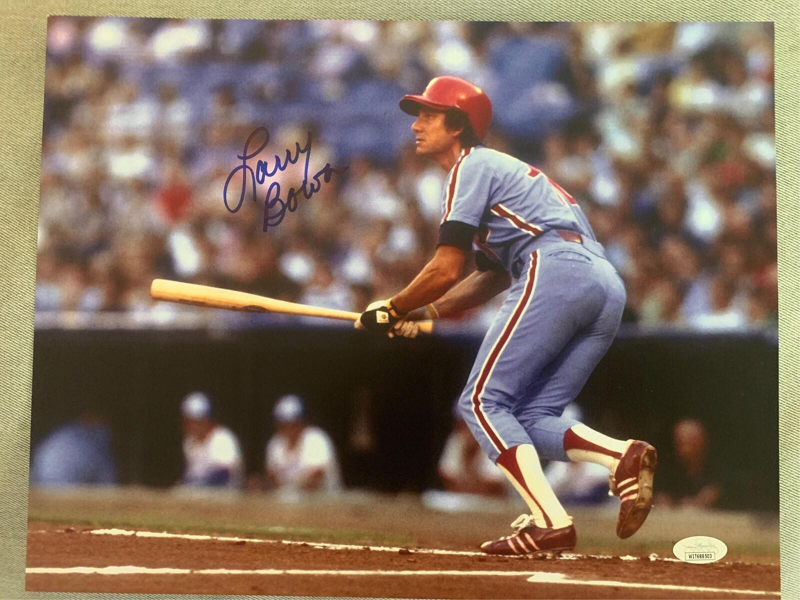 Larry Bowa Philadelphia Phillies Signed Autographed 11×14 Photo (JSA COA)