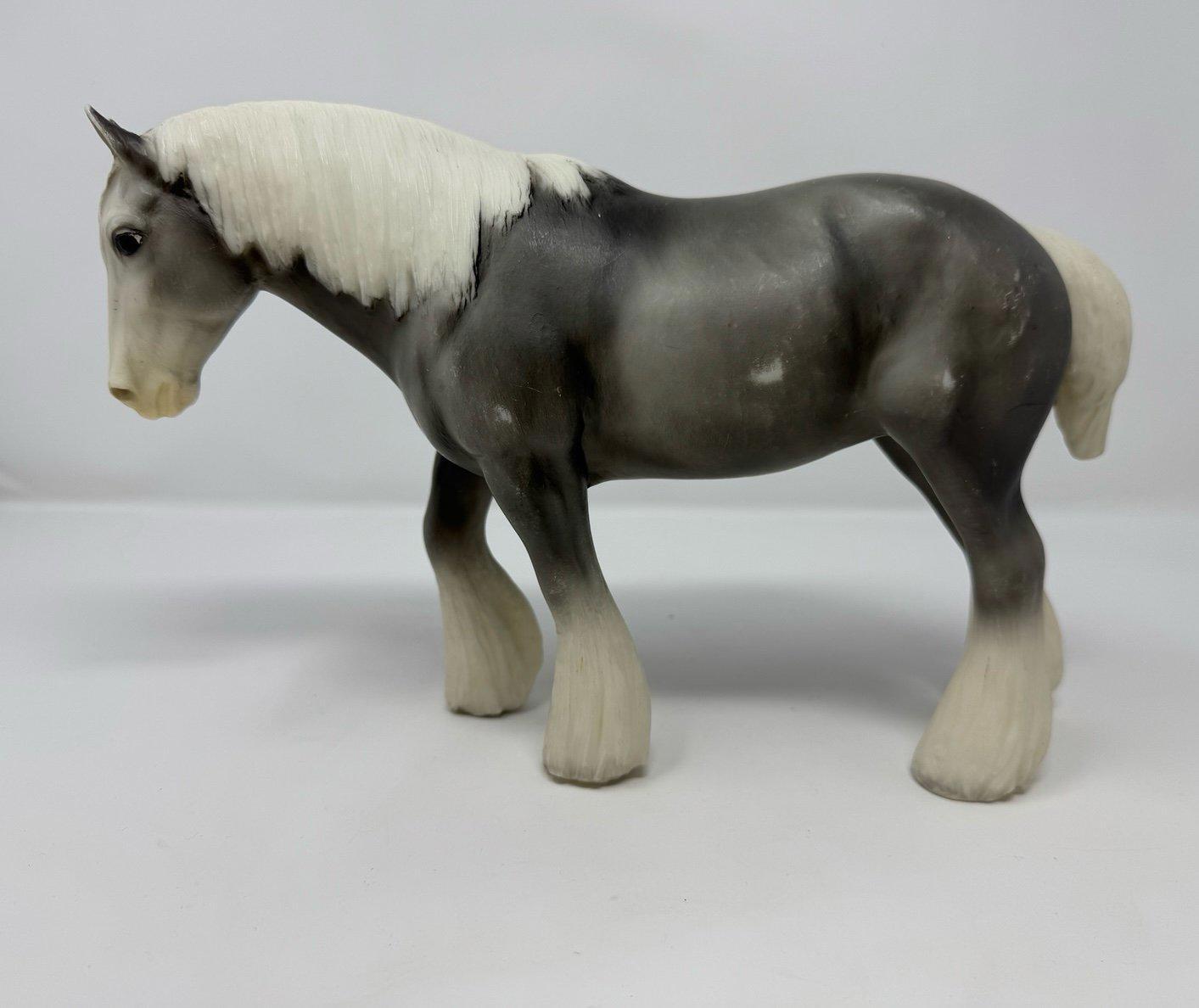 Traditional Breyer Model Horse #1218 Smoke n Mirrors Shire Horse Collectors