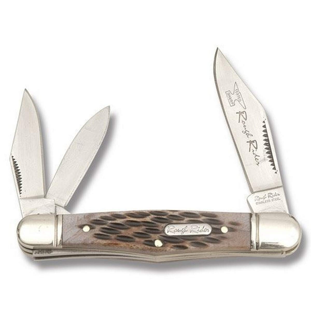Rough Ryder Whittler Amber Bone