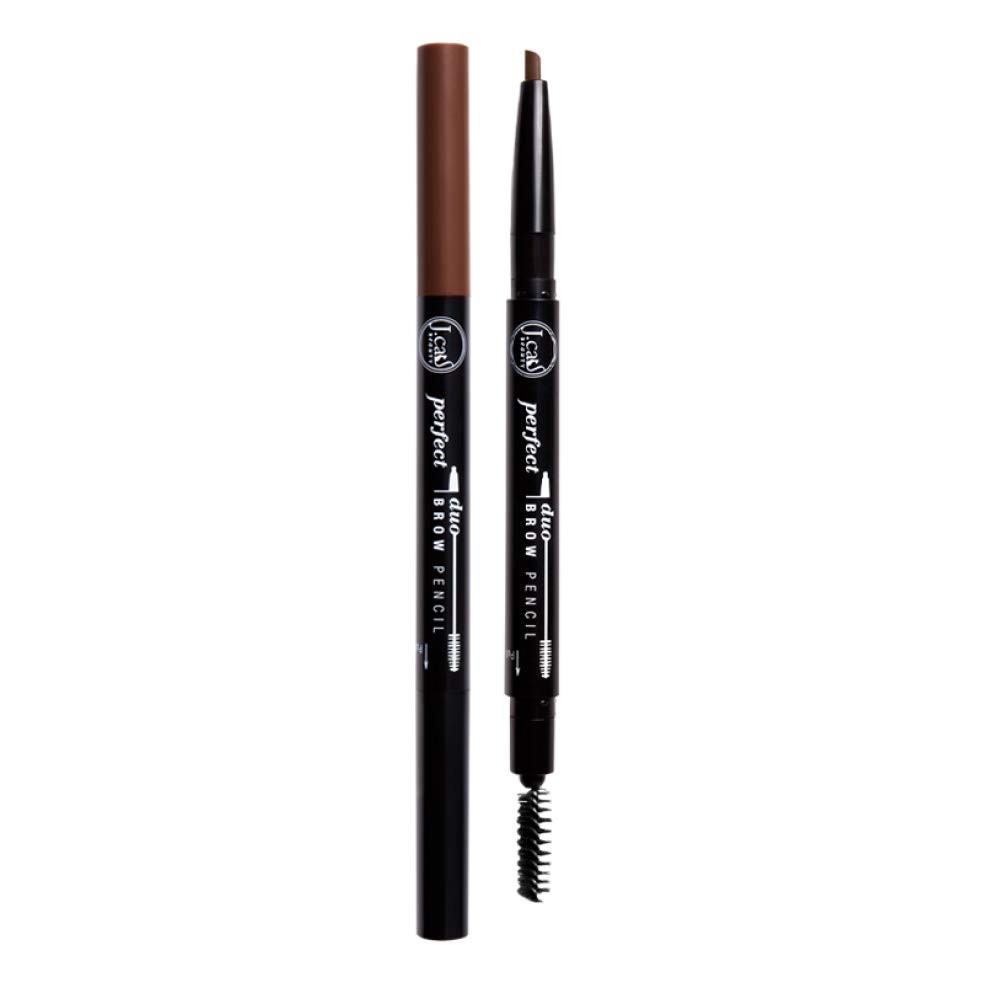 J.CAT BEAUTY Perfect Duo Brow Pencil Brown Standard Natural J Cat Novelty Tool