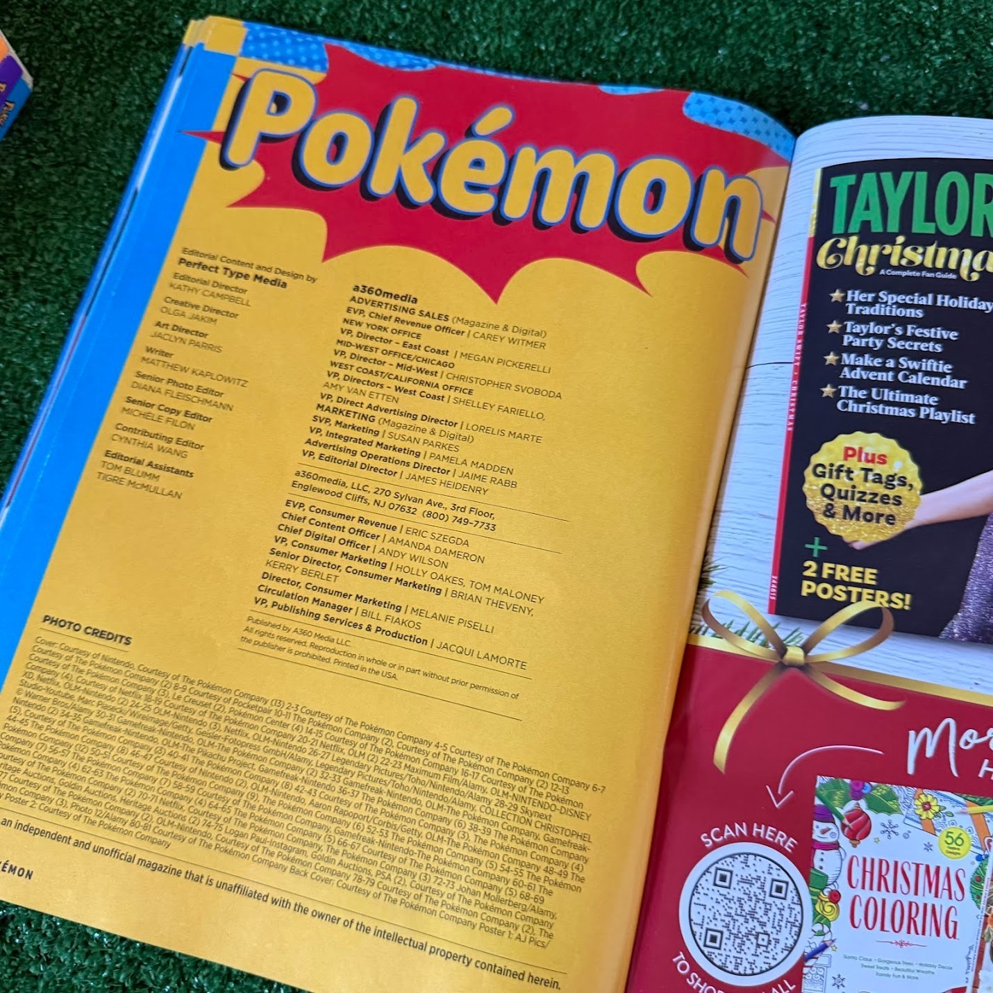 Pokemon Fan Guide Centennial Magazine + Scholastic Chapter Collection 4 Books