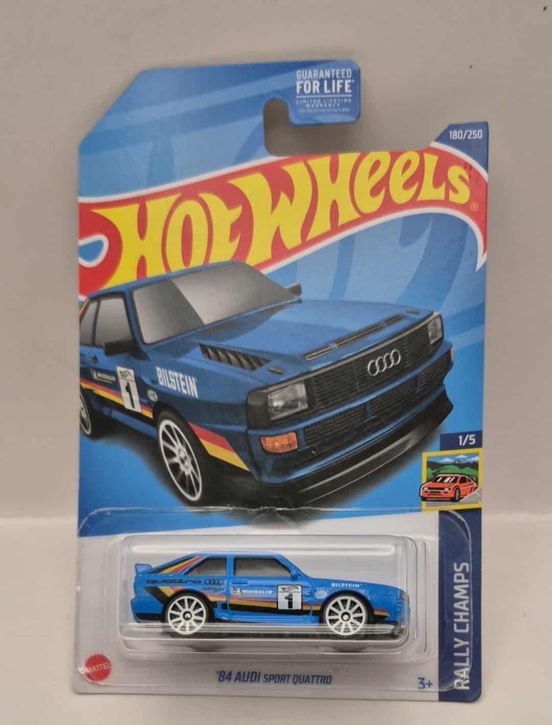 Hot Wheels ’84 Audi Sport Quattro Rally Champs Series #1/5 (B230)
