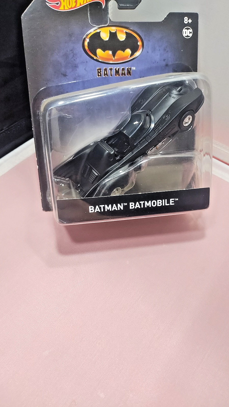HOT WHEELS DC BATMAN BATMOBILE MATTE BLACK 1:50 SCALE OPEN ROOF RARE MUST SEE