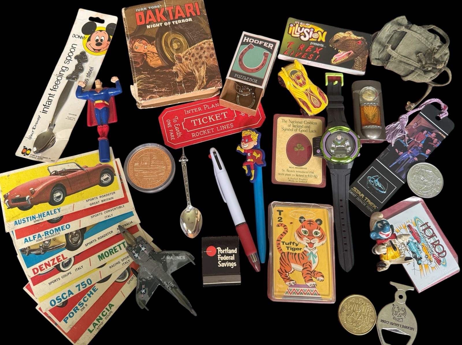 Vintage TREASURE JUNK DRAWER BONANZA Toys Fun Mixed Lot