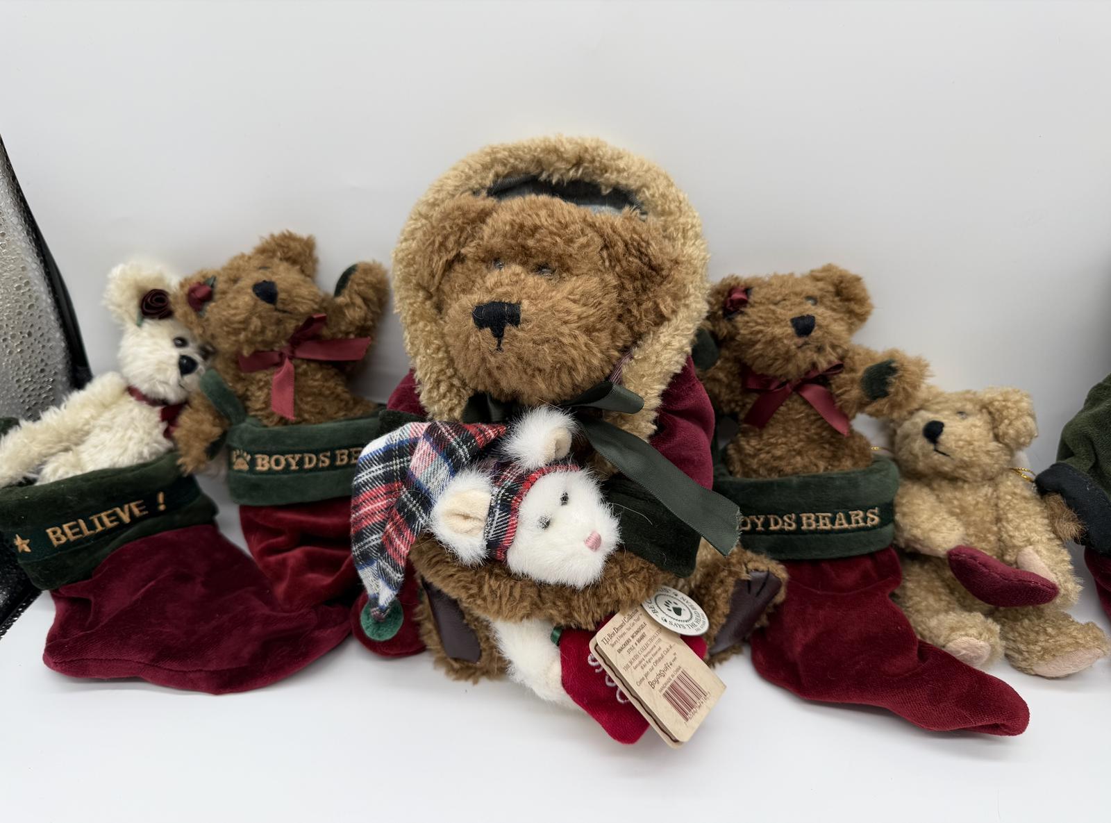 Huge Boyds Bears Collection! Stockings, Tags, Rare! 🎁