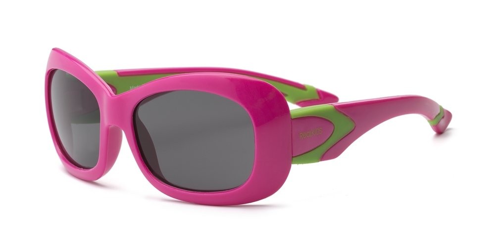 Real Kids Shades Breeze Kids Polarized Sunglasses, UV Protection, Cherry/Lime