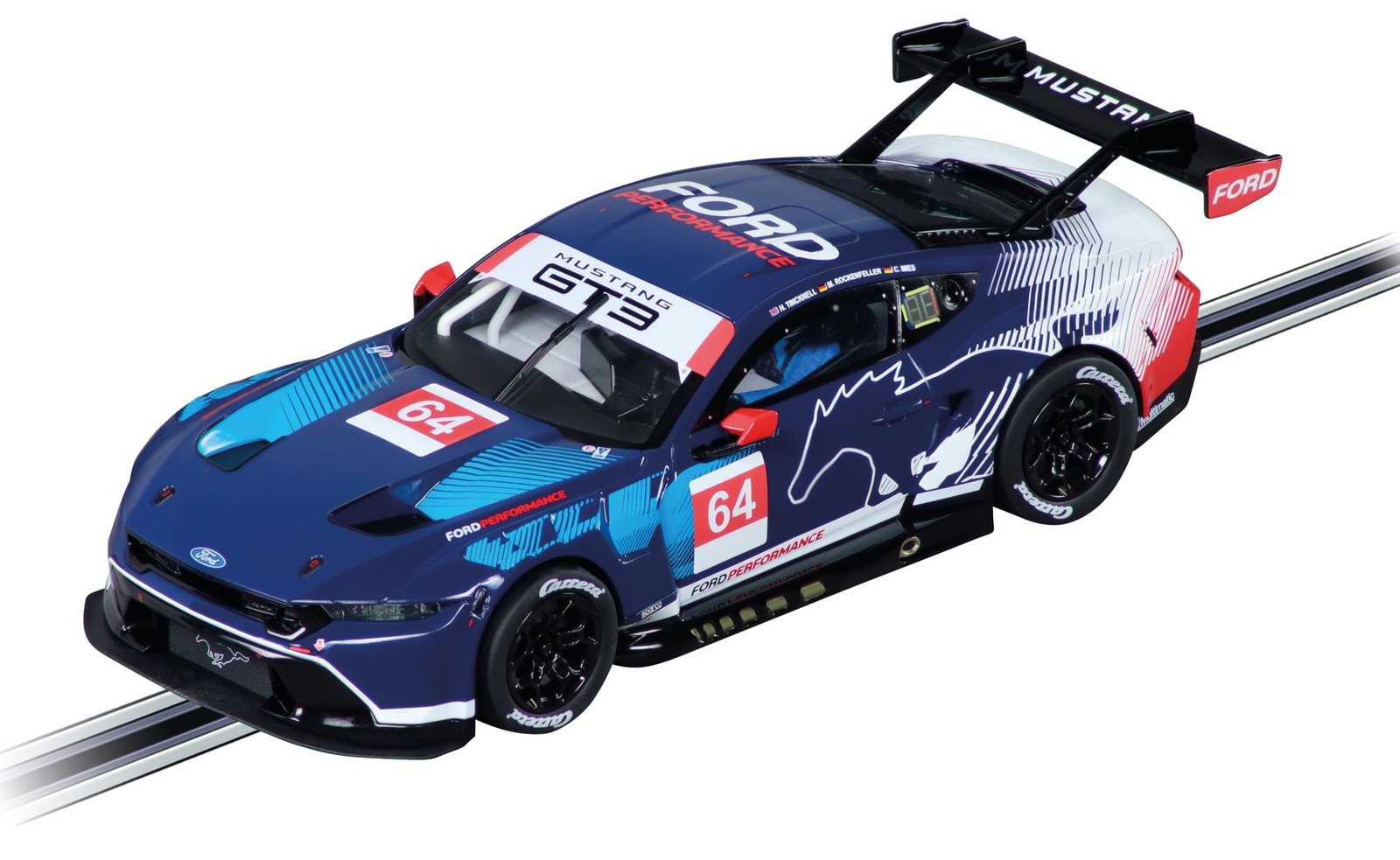 Carrera Ford Mustang GT3 Slot Car, 1:32 Digital 132, No.64