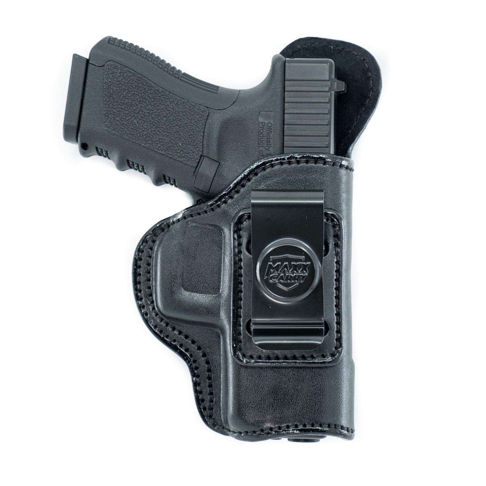 Maxx Carry IWB Leather Holster for Beretta PX4 Storm Sub-Compact, RH, Black