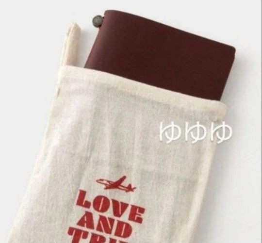 Traveler’s Note LOVE AND TRIP Regular Size Red Traveler’s Company Love & Trip