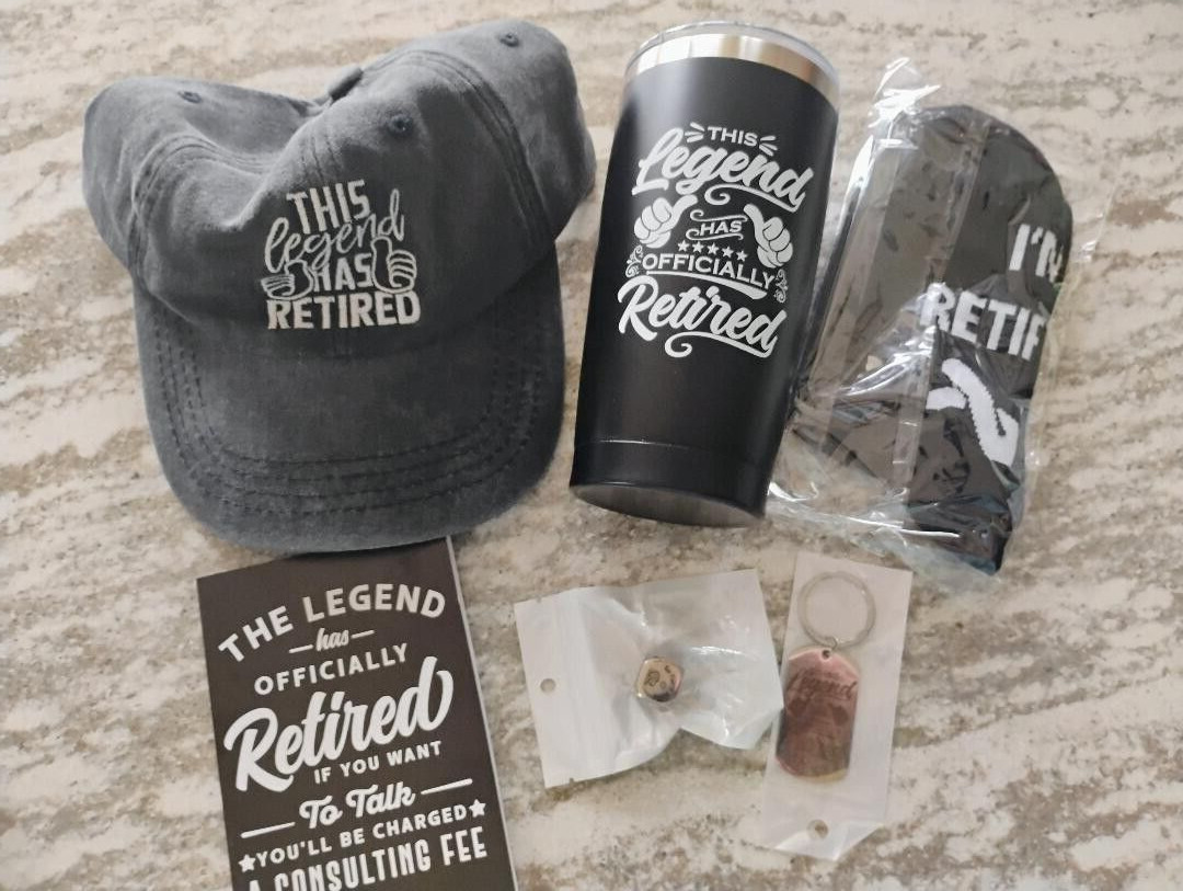 The Legend has Officially Retired Gift KIT, Brand new and FREE SHIPPING!
