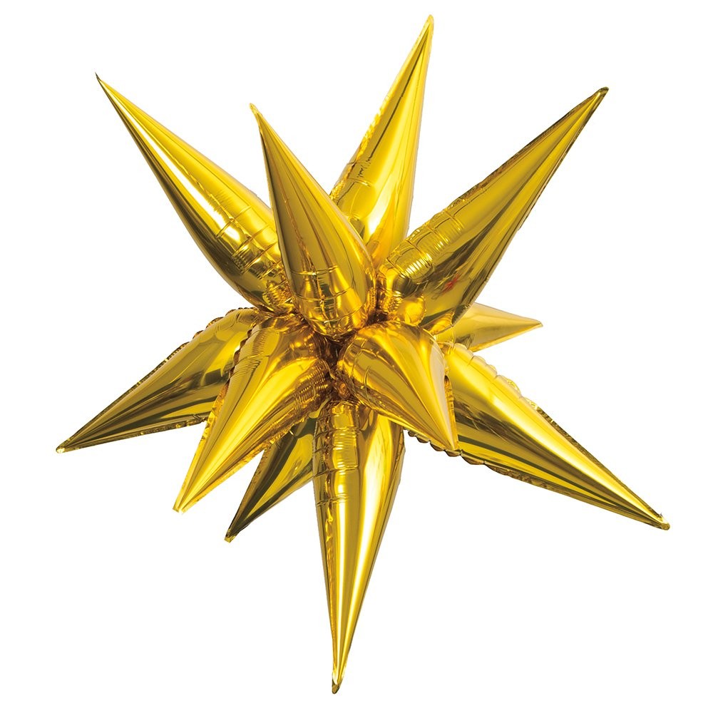 Unique Industries – 53863 Unique Industries party decoration, Large, Gold
