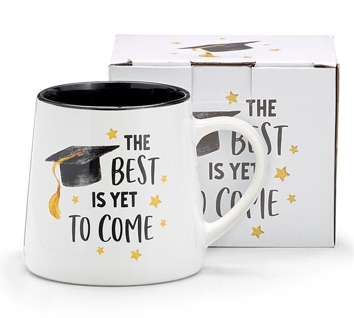 burton+BURTON Mug Graduation The Best Is Yet To Come, 16-Ounce, Multicolor
